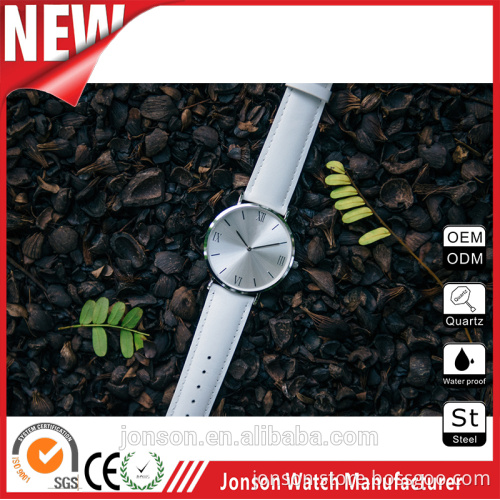 Cheap price china whole sale alloy steel case simple private label watches